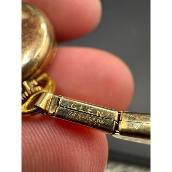 Vintage Hallmark Swiss 1/20 10KT GF Top 15Jewels Art Deco Bracelet Watch 23.5mm main image 8